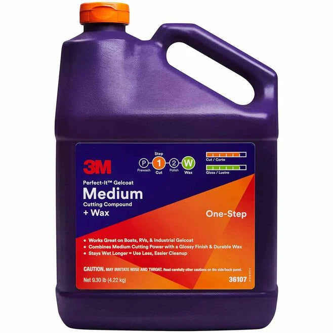 Perfect-It Medium Cutting Compound + Wax (Gallon)
