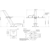 Scanstrut Tapered Radar Mast