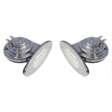Schmitt Marine Mini Stainless Steel Dual Drop-In Horn w/Stainless Steel Grills High & Low Pitch