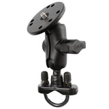 RAM Mount Handlebar U-Bolt Base Short Arm w/1/4" -20 Threaded Stud f/ Cameras