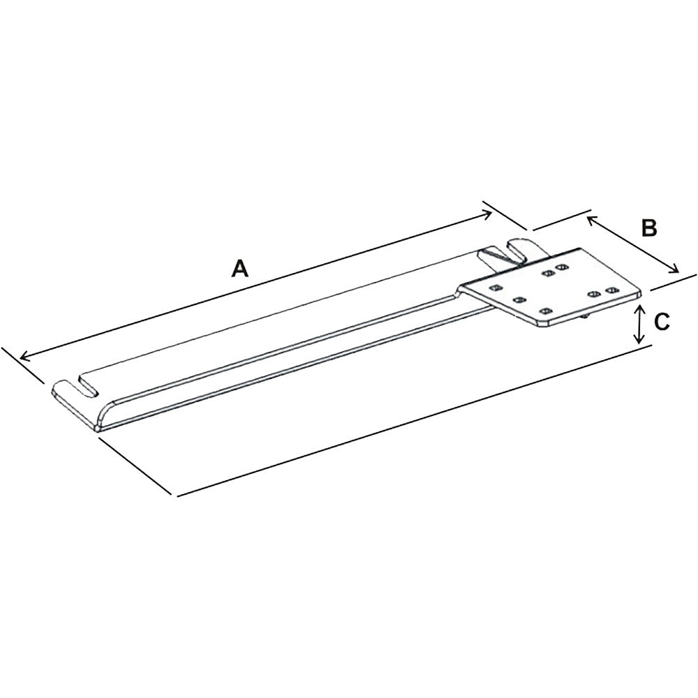 RAM Mount No-Drill™ Vehicle Base f/ '10-13 Ford Transit Connect + More