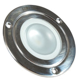 Lumitec Shadow - Flush Mount Down Light - Polished SS Finish - 4-Color White/Red/Blue/Purple Non-Dimming