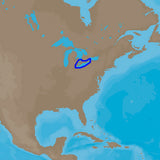 C-MAP  4D NA-D933 Lake Erie and Lake St Clair