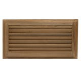 Whitecap Teak Louvered Insert - 9-3/8" x 18" x 3/4"