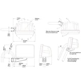 Scanstrut Scanpod 7" Instrument Pod - Uncut - Arm Mounted Fits 1" - 1.3" Rails