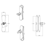 RAM Mount Long Double Socket Arm f/2.25" Ball Bases