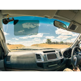 RAM Mount Suction Cup Mount w/Dark Green Sun Visor - 50% Tint