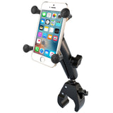 RAM Mount Universal Tough-Claw™ Base w/Long Double Socket Arm & Universal X-Grip® Cell/iPhone Cradle