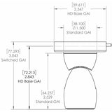 Lumitec GAI2 Warm White Dimming Heavy Duty Base - White Housing