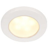 Hella Marine EuroLED 75 3" Round Screw Mount Down Light - Warm White LED - White Plastic Rim - 24V