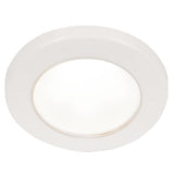 Hella Marine EuroLED 75 3" Round Screw Mount Down Light - White LED - White Plastic Rim - 12V
