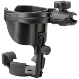 RAM Mount Level Cup™ XL Low Profile Mount w/Large Strap Clamp Base