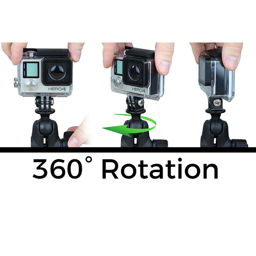 RAM Mount RAM 1" Ball Adapter for GoPro® Bases with Short Arm and Action Camera Adapter