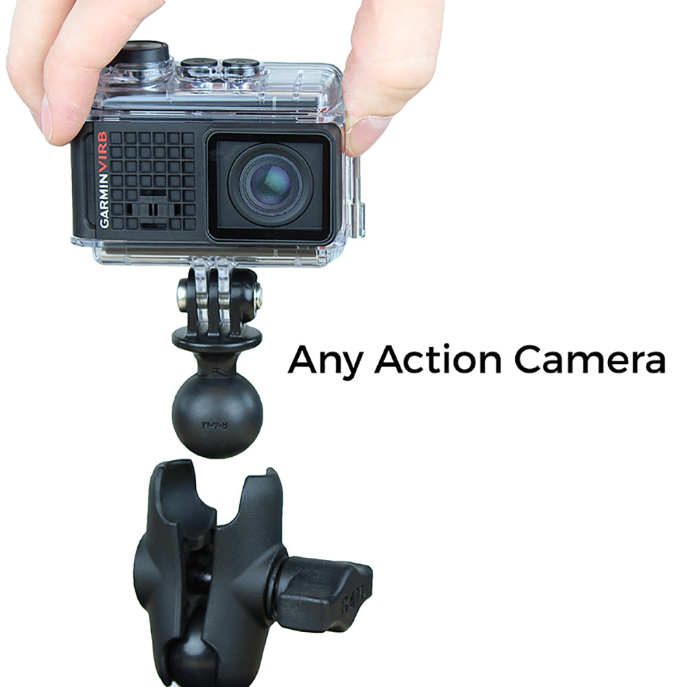 RAM Mount RAM 1" Ball Adapter for GoPro® Bases with Short Arm and Action Camera Adapter