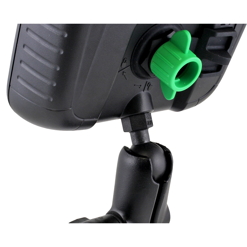 RAM Mount Flat Surface Mount w/1" Ball, including M6 X 30 SS HEX Head Bolt, f/Raymarine Dragonfly-4/5 & WiFish Devices
