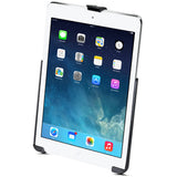 RAM Mount EZ-Roll’r™ Model Specific Cradle w/Round Base Adapter for the iPad 5th Generation, Apple iPad Air 1-2 & iPad Pro 9.7
