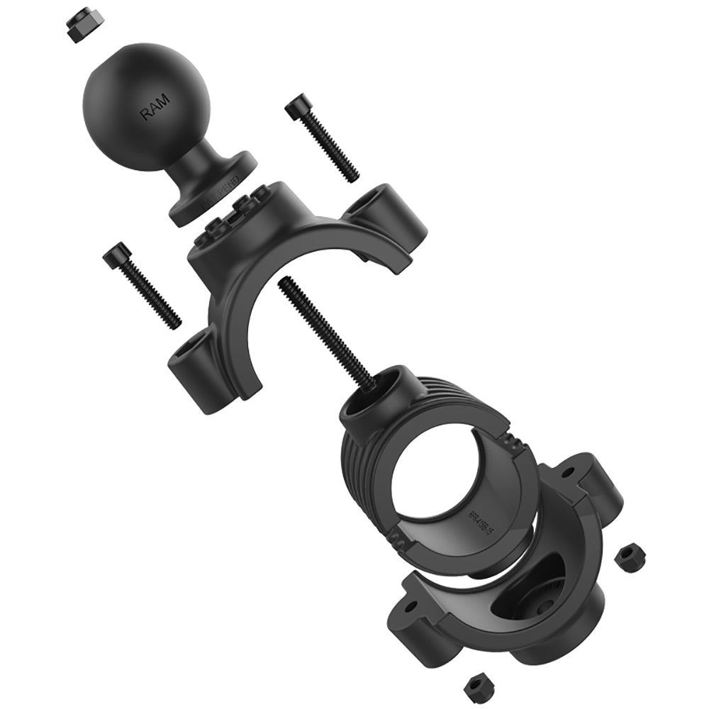 RAM Mount Torque™ 1-1/2" - 2" Diameter Rail Base with 1.5" Pin-Lock™ Ball