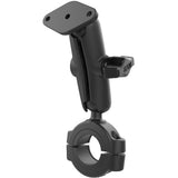 RAM Mount Torque™ 1-1/8" - 1-1/2" Diameter Handlebar/Rail Base w/1" Ball, Medium Arm & Diamond Ball Plate