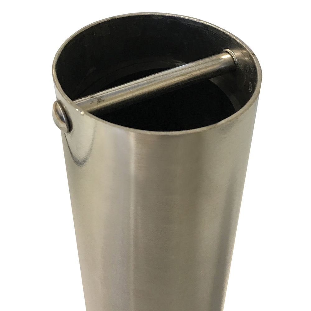 Tigress Economy Stainless Steel Gunnel Mount Rod Holder- 0°