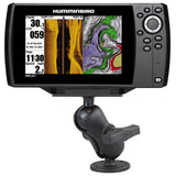 RAM Mount 1.5" Ball Mount w/2.5" Round Base, Short Arm & 2" x 4" Plate f/Humminbird Helix 7 Only