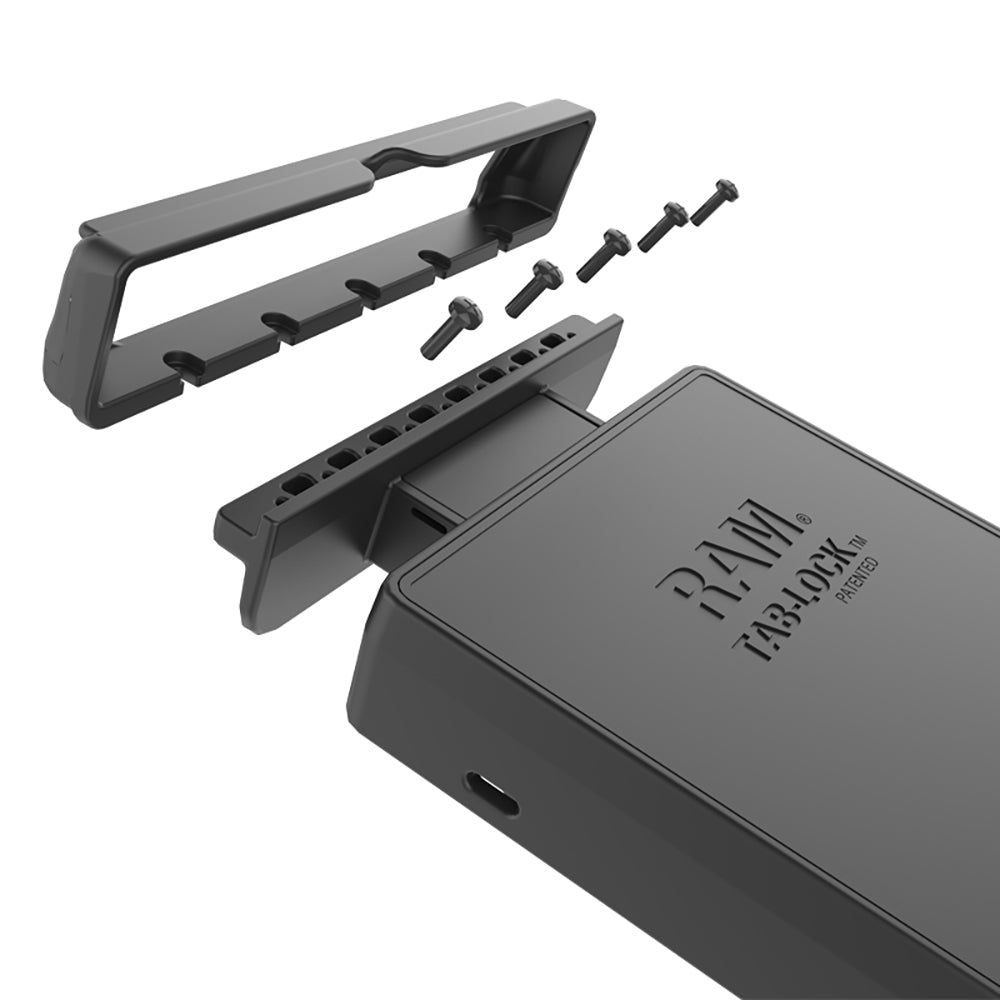 RAM Mount Tab-Lock™ Locking Cradle f/Apple iPad mini 1-3 w/Case, Skin & Sleeve