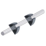Perko Pole Storage Clips - Black - Pair