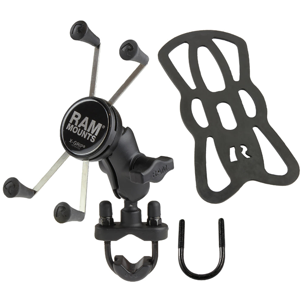 RAM Mount X-Grip® Large Phone Mount w/Handlebar U-Bolt Base