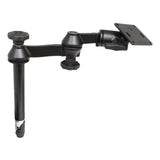 RAM Mount 8" Upper Pole w/Double Swing Arms & 75 x 75mm VESA Plate