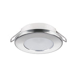 Quick Quick Ted C LED Light Stainless Steel Round Light, Round Bezel - Warm - 2W - IP40