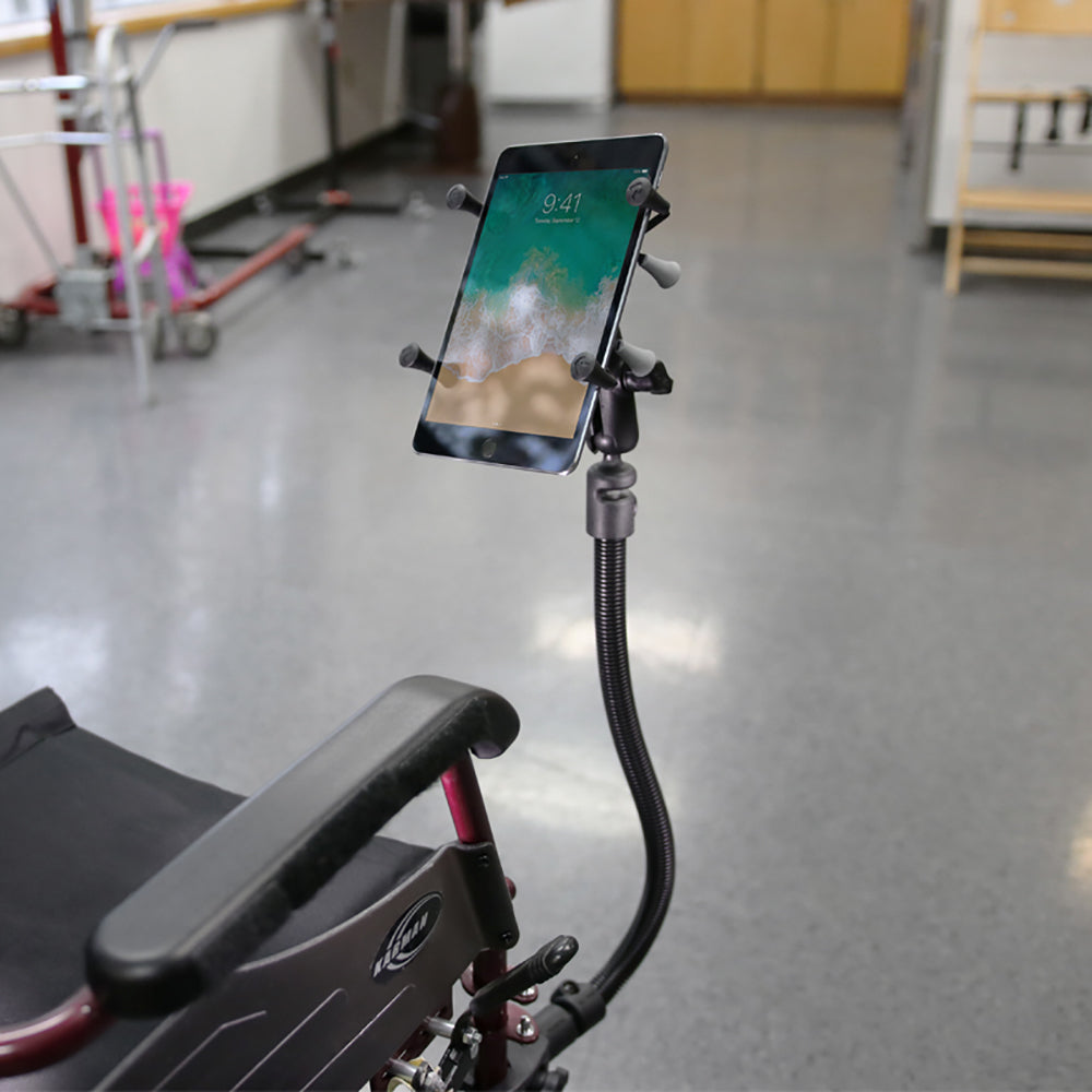 RAM Mount X-Grip®Wheelchair Leg Rail Mount f/7"-8" Tablets