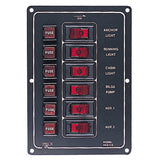 Sea-Dog Aluminum Switch Panel Vertical - 6 Switch