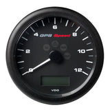 Veratron 4-1/4" (110MM) ViewLine GPS Speedometer 0-12 KNOTS/KMH/MPH - 8 to 16V Black Dial & Bezel