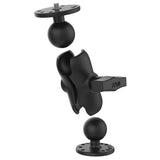 RAM Mount RAM® Double Ball Mount w/1/4"-20 Male Thread - Short Arm