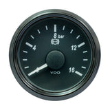 VDO SingleViu 52mm (2-1/16") Brake Pressure Gauge - 16 Bar - 0-4.5V