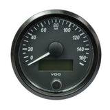 VDO SingleViu 80mm (3-1/8") Speedometer - 160MPH