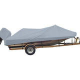 Carver Sun-DURA® Styled-to-Fit Boat Cover f/20.5' Wide Style Bass Boats - Grey
