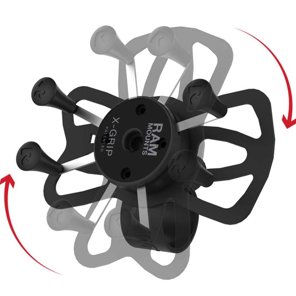 RAM Mount RAM® X-Grip® Phone Mount w/RAM® Tough-Strap™ Handlebar Base