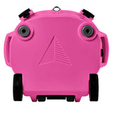 LAKA Coolers 30 Qt Cooler w/Telescoping Handle & Wheels - Pink