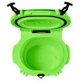 LAKA Coolers 30 Qt Cooler w/Telescoping Handle & Wheels - Lime Green