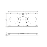 TACO 13-1/8" x 24" Electric Seat Slide