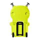 LAKA Coolers 30 Qt Cooler w/Telescoping Handle & Wheels - Yellow