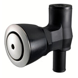 Attwood 90° P-Trap Fuel Tank Vent - Flush Mount - Black w/Stainless Steel Vent Head