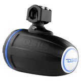 DS18 HYDRO 1.75" Driver Wakeboard Pod Tower Speaker w/Integrated RGB LED Lights - Black - 900W