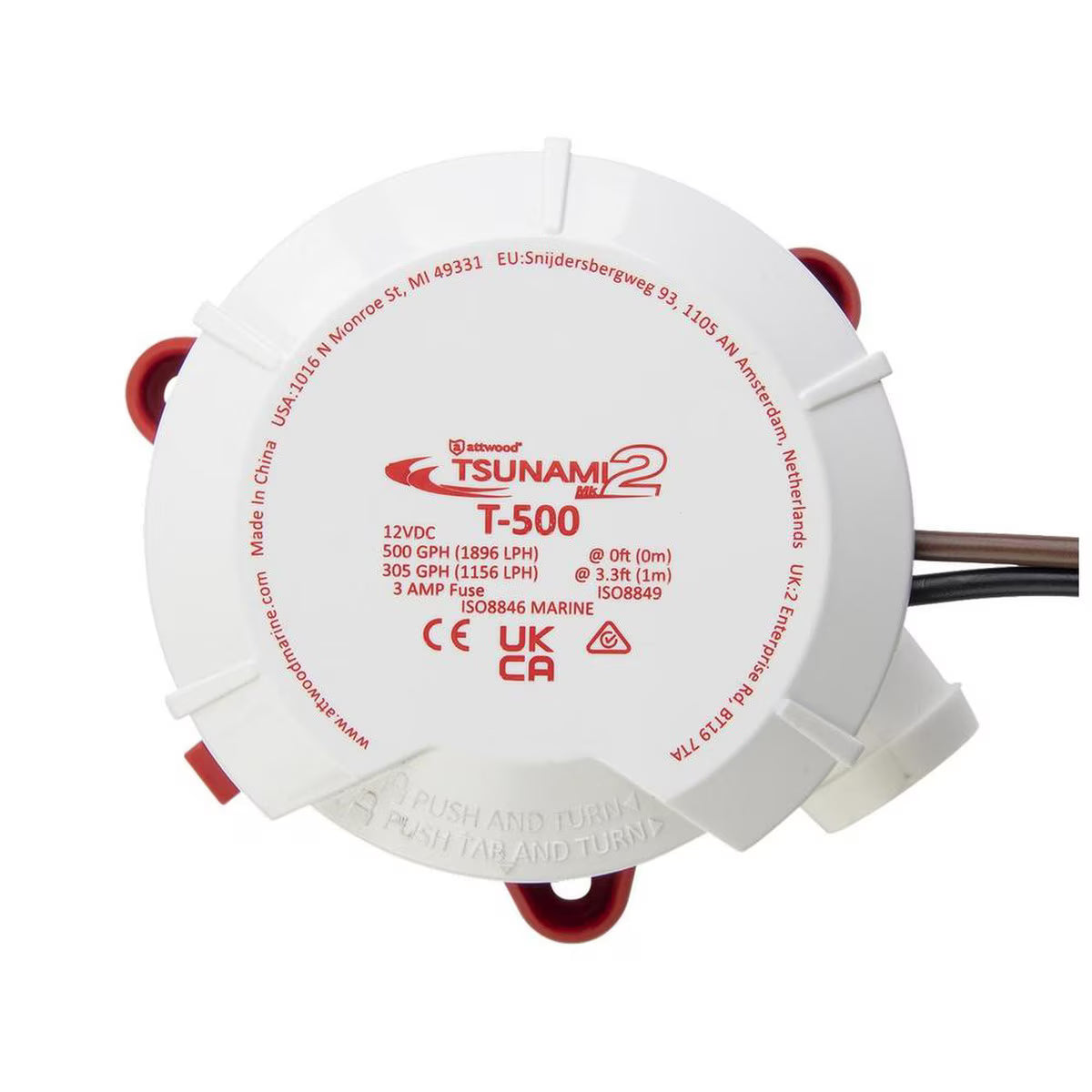 Tsunami MK2 T500 Bilge Pump (12v)