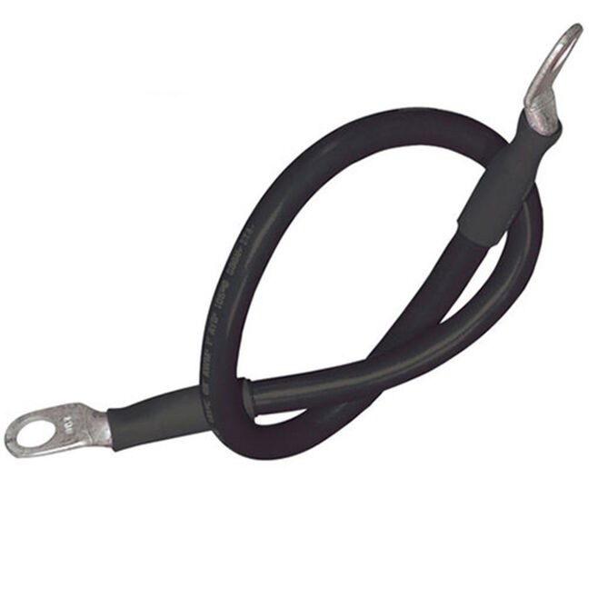 2awg Battery Cable Jumper - Black (32")