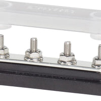 MiniBus 100A BusBar - x4 #10-32 Studs w/ Cover