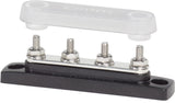 MiniBus 100A BusBar - x4 #10-32 Studs w/ Cover