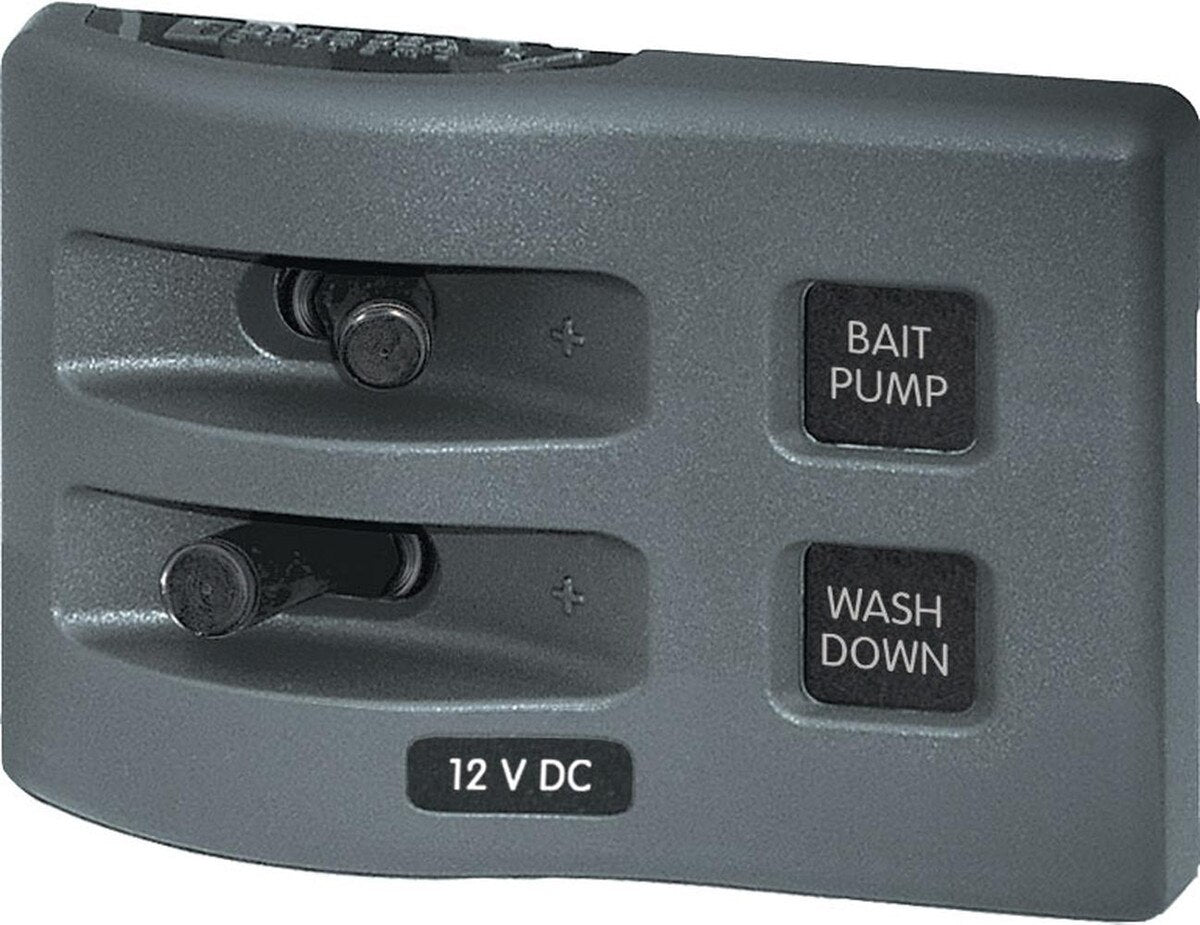 Weather Deck Switch Panel - 2 Circuit