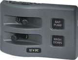 Weather Deck Switch Panel - 2 Circuit