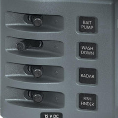 Weather Deck Switch Panel - 4 Circuit